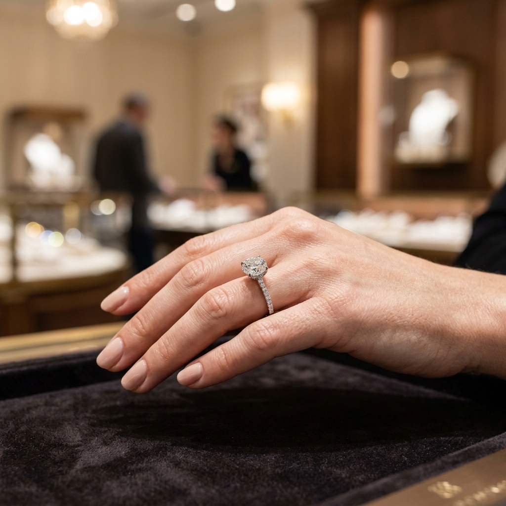 薬指に輝く美しい結婚指輪